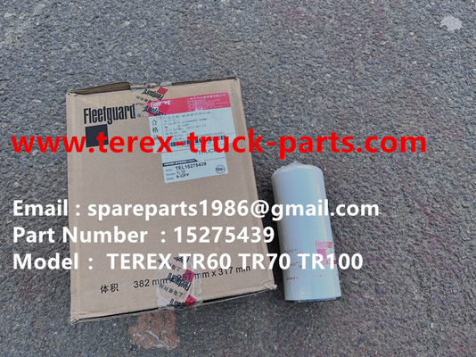 Китай 15275439 ФИЛЬТР TEREX TR100 TR60 TR70 TR50 TR60 ГОРНОДОБЫВАЮЩИЙ КАРЬЕРНЫЙ САМОСВАЛ С ЖЕСТКОЙ РАМОЙ ВНЕДОРОЖНЫЙ ALLISON CUMMINS поставщик