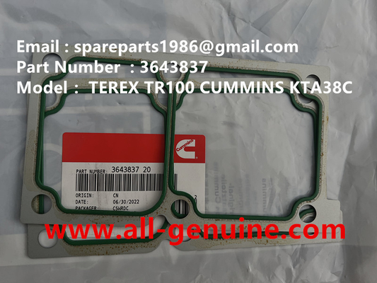 Китай 3643837 ПРОКЛАДКА TEREX CUMMINS САМОСВАЛ TR50 TR60 TR100 TR70 КАРЬЕРНЫЙ САМОСВАЛ ВНЕДОРОЖНЫЙ САМОСВАЛ MT4400AC поставщик