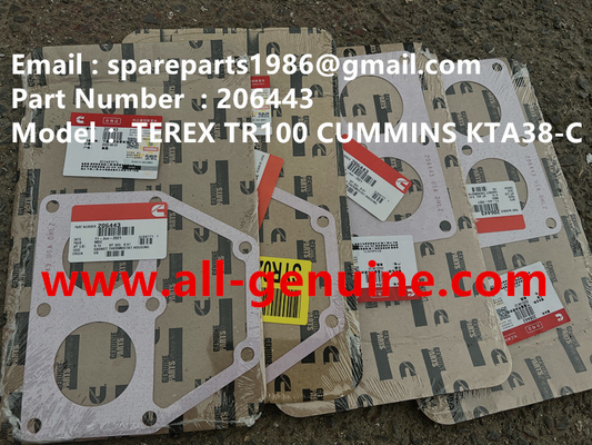 Китай 206443 ПРОКЛАДКА TEREX CUMMINS САМОСВАЛ TR50 TR60 TR100 TR70 КАРЬЕРНЫЙ САМОСВАЛ ВНЕДОРОЖНЫЙ САМОСВАЛ С ЖЕСТКОЙ РАМОЙ MT4400AC поставщик