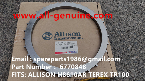 Китай 6770848 ПЛАСТИНА ALLISON PLATE 5GEB25A KOMATSU 730E 830E TEREX UNIT RIG BUCYRUS MT4400AC MT5500 MT3600 NTE240 NTE260 поставщик