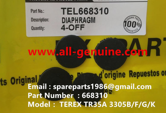 Китай TEREX 668310 ДИАФРАГМА  ДЛЯ КАРЬЕРНЫХ САМОСВАЛОВ NHL TR35 TR50 TR60 TR100 3305B 3305F 3303 3307 TR45 TR70 MT4400 поставщик