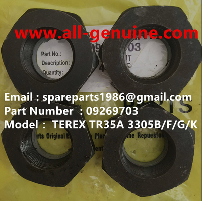 Китай 09269703 LOCK NUT TEREX NHL CUMMINS ALLISON 3303 3305 3307 TR35A TR50 TR60 TR100 UNIT RIG MT3300 MT3600 MT3700 MT4400 поставщик