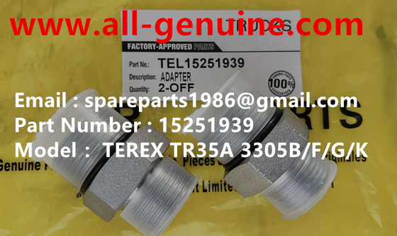 Китай 15251939 АДАПТЕР TEREX СТРАННЫЙ ДАМП ТРУК АЛАРМ 3305 3303 3307 3304 ТР35 ТР50 ТР60 ТР100 МТ4400 ЕДИННЫЙ РИГ ЭЛЛИСОН КАММИНС поставщик