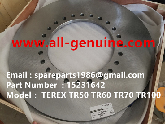 Китай TEREX 15231642 БРЕКНЫЙ ДИСК НА ШАГАЗЕ НХЛ МИННЫЙ ДАМП ТРУК TR35 TR50 TR60 TR100 3305B 3305F 3303 3307 TR45 TR70 MT4400 поставщик
