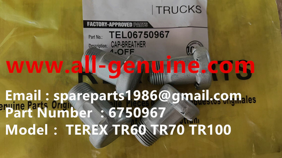 Китай 06750967 CAP BREATHER TEREX MINING NHL DUMP TRICK TR35 TR50 TR60 TR100 3305B 3305F 3303 3307 TR45 TR70 MT4400 поставщик
