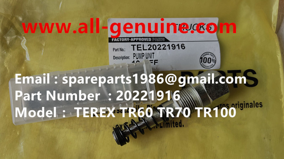 Китай 20221916 РАЗЪЕМ TEREX TR50 TR35 3305B 3303 3307 TR45 TR50 TR60 ОРИГИНАЛЬНЫЕ ЗАПЧАСТИ UNIT RIG MT4400 поставщик