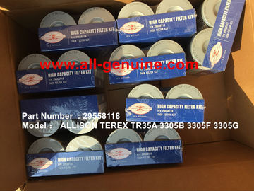 Китай ALLISON TEREX 29558118 Двойной фильтрующий комплект НХЛ МИННЫЙ ДАМП ТРУК TR35 TR50 TR60 TR100 3305B 3305F 3303 3307 TR45 TR70 MT4400 поставщик