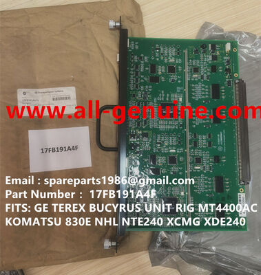 Китай 17FB191A4F CARD GE TEREX UNIT RIG BUCYRUS MT4400AC MT5500 MT3600 NTE240 NTE260 NHL DUMP TRUCK HAULER MINING поставщик