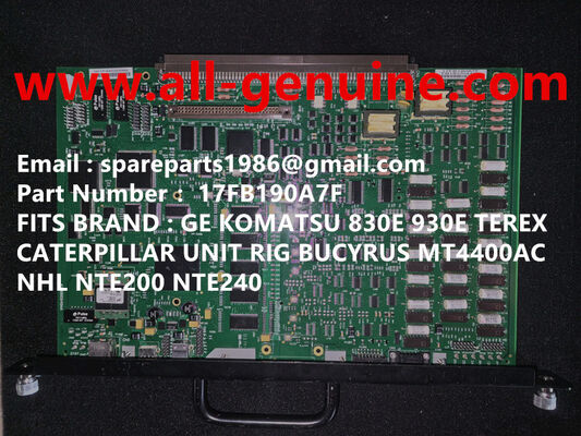 Китай КАРТА 17FB190A7F KOMATSU 730E 830E 930E 960E КОЛЕСНЫЙ САМОСВАЛ С МОТОРНЫМ ПРИВОДОМ GE поставщик