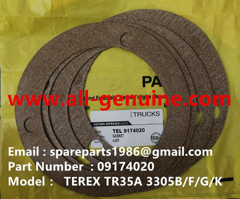 Китай TEREX 09174020 ПРОКЛАДКА NHL САМОСВАЛ КАРЬЕРНЫЙ TR50 TR60 TR70 поставщик