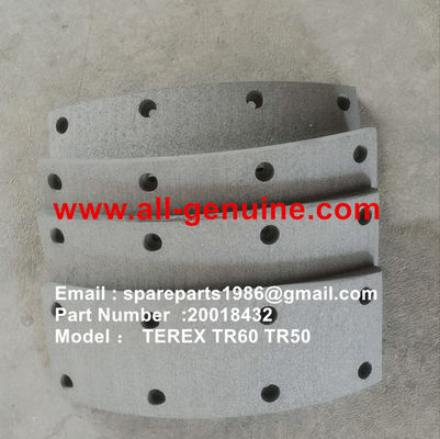 Китай ТОРЕКС 20018432 ТОРМОЗНАЯ КОЛОДКА NHL САМОСВАЛ TR35 TR50 TR60 TR100 CUMMINS ALLISON UNIT RIG MT4400 MT3600 MT3300 MT3700 SANY поставщик
