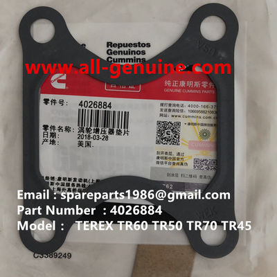 Китай TEREX CUMMINS 4026884 ПРОКЛАДКА ДЛЯ ГОРНОЙ ТЕХНИКИ  САМОСВАЛЫ NHL TR35 TR50 TR60 TR100 3305B 3305F 3303 3307 TR45 TR70 MT4400 CUMMINS поставщик