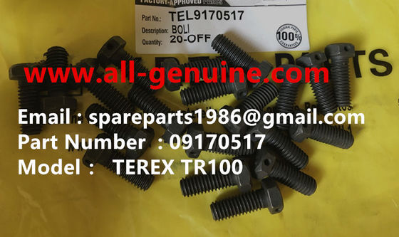 Китай 09170517 БОЛТ TEREX NHL САМОСВАЛ TR35 TR50 TR60 TR100 CUMMINS ALLISON UNIT RIG MT4400 MT3600 MT3300 MT3700 SANY поставщик