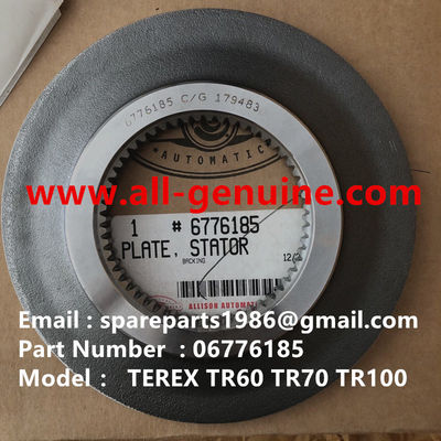Китай TEREX 06776185 ПЛАСТИНА ДЛЯ КОРОБКИ ПЕРЕДАЧ ALLISON TIMKEN CUMMINS NHL САМОСВАЛ TR35 TR50 TR60 TR100 поставщик