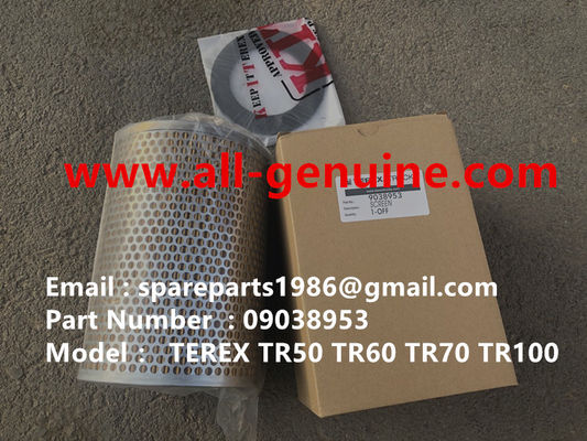 Китай TEREX 09038953 FILTER SKF FAG KOYO CUMMINS QUARRY NHL RIGID DUMP TRICK TR35 TR50 TR60 TR100 3303 3305B 3307 3311 поставщик