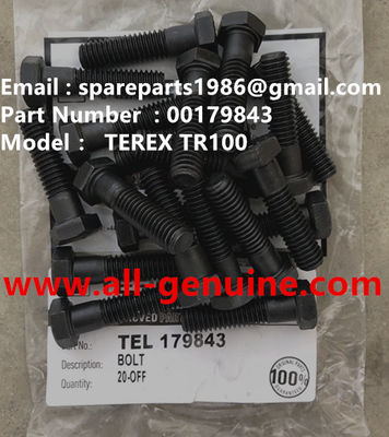 Китай TEREX 00179843 БОЛТ CUMMINS QUARRY NHL RIGID DUMP TRUCK TR35 TR50 TR60 TR100 3303 3305B 3307 3311 поставщик