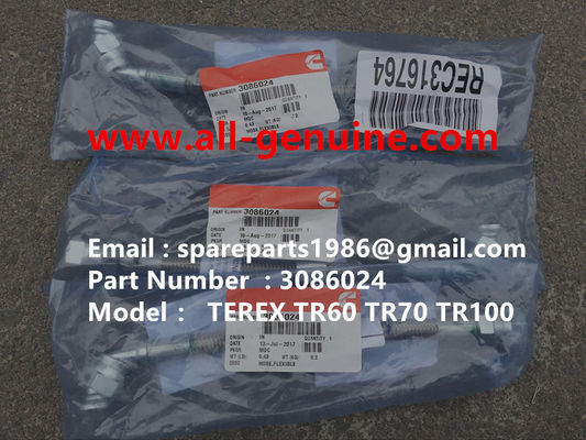 Китай TEREX 3086024 FLEXIBLE HOSE OFF HIGHWAY NHL DUMP TRICK TR35 TR50 TR60 TR100 3305B 3305F 3303 3307 TR45 TR70 MT4400 поставщик