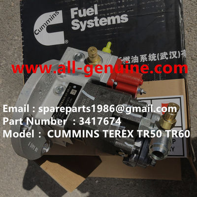 Китай CUMMINS TEREX 3417674 ТОПЛИВНЫЙ НАСОС САМОСВАЛ TR35 TR50 TR60 TR100 3305B 3305F 3303 3307 TR45 TR70 MT4400 CUMMINS поставщик