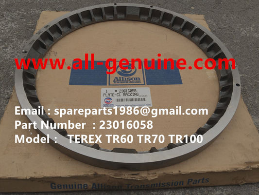 Китай ПРИЖИМНАЯ ПЛИТА ALLISON TRANSMISSION 23016058 TEREXDUMP TRUCK TR35 TR50 TR60 TR100 3305B 3305F 3303 3307 TR45 TR70 MT4400 поставщик