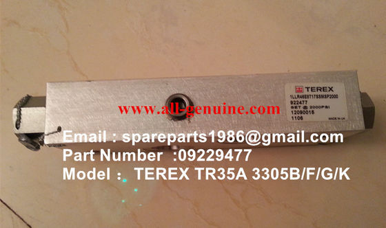 Китай 09229477 VALVE TEREX NHL TR50 TR60 TR45 TR70 МИННАЯ ДАМПТРУК ОРГЕНИЧЕСКИЙ поставщик