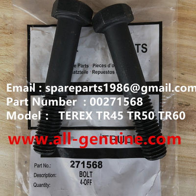 Китай TEREX 00271568 ПОБОЛТ ОФ ШОСТНЫЙ НХЛ МИННЫЙ ДАМП ТР35 ТР50 ТР60 ТР100 3305Б 3305Ф 3303 3307 ТР45 ТР70 МТ4400 поставщик