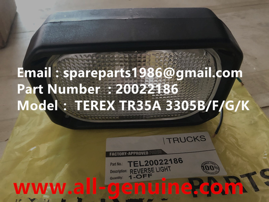 Китай TEREX 20022186 ЛАМПА ДЛЯ КАРЬЕРНОЙ ТЕХНИКИ NHL САМОСВАЛ С ЖЕСТКОЙ РАМОЙ TR35 TR50 TR60 TR100 3303 3305B 3307 3311 поставщик