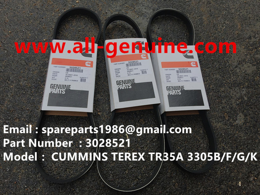Китай РЕМЕНЬ TEREX CUMMINS 3028521  NHL RIGID DUMP TRUCK TR35 TR50 TR60 TR100 3305B 3305F 3303 3307 TR45 TR70 MT4400 поставщик