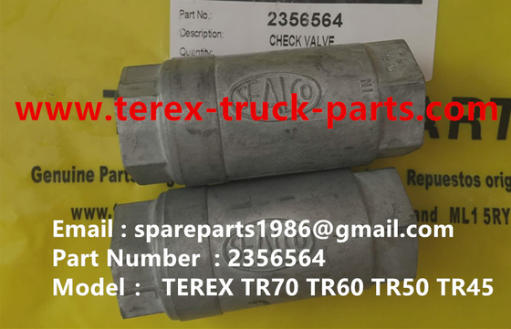 Китай TEREX 2356564 ОБРАТНЫЙ КЛАПАН TR45 TR50 TR60 TR70 NHL САМОСВАЛ ДЛЯ ГОРНОДОБЫВАЮЩЕЙ ПРОМЫШЛЕННОСТИ поставщик